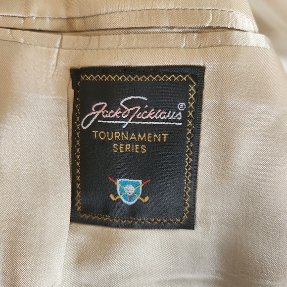 Jack Nicklaus Wool Blend Mens 2 Button Single Vent Fully Lined Blazer 43L - Picture 8 of 16